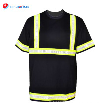 2018 safty new stylish black safety shirts